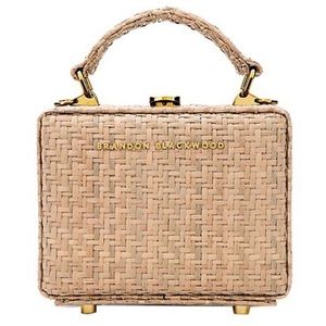 Brandon Blackwood Wicker Mini Trunk